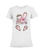 Customize GRANDMA Easter's day Mhamó Premium Fit Ladies Tee tile