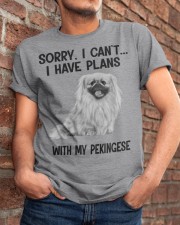 I have plans with my dog Pekingese Classic T-Shirt apparel-classic-tshirt-lifestyle-26
