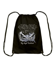 My Angel Husband Gift For Husband Drawstring Bag tile