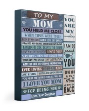 You Held Me Close When Times Were Tough To Mom Gallery Wrapped Canvas Prints tile