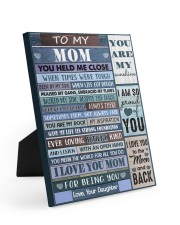 You Held Me Close When Times Were Tough To Mom Easel-Back Gallery Wrapped Canvas tile
