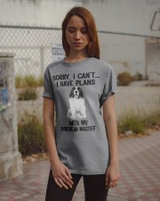 I have plans with my dog Pyrenean Mastiff Classic T-Shirt apparel-classic-tshirt-lifestyle-18