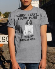 I have plans with my dog Pyrenean Mastiff Classic T-Shirt apparel-classic-tshirt-lifestyle-29