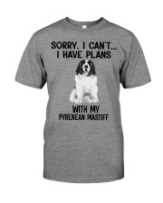 I have plans with my dog Pyrenean Mastiff Premium Fit Mens Tee tile