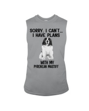 I have plans with my dog Pyrenean Mastiff Sleeveless Tee tile
