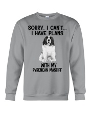 I have plans with my dog Pyrenean Mastiff Crewneck Sweatshirt tile