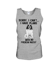 I have plans with my dog Pyrenean Mastiff Unisex Tank tile