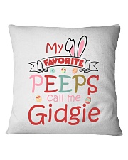 Customize Easter's day Gidgie To Grandma Square Pillowcase tile