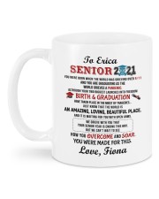 Personalized Name Senior 2021 Mom To Daughter Mug back