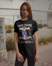 Tough Enough To Be A Mom And Step Mom- Lion To Mom Classic T-Shirt apparel-classic-tshirt-lifestyle-18