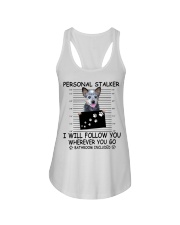 Personal Stalker Australian Cattle dog Ladies Flowy Tank tile