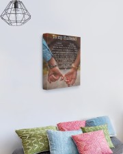 I Look At You And I'm Home Wife To Husband 11x14 Gallery Wrapped Canvas Prints aos-canvas-pgw-11x14-lifestyle-front-02