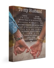 I Look At You And I'm Home Wife To Husband 11x14 Gallery Wrapped Canvas Prints front