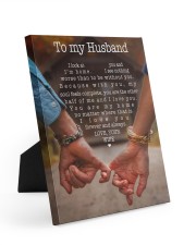 I Look At You And I'm Home Wife To Husband Easel-Back Gallery Wrapped Canvas tile
