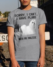 I have plans with my dog Maltese Classic T-Shirt apparel-classic-tshirt-lifestyle-29