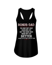 Bonus Dad Thank for putting up with Mom Ladies Flowy Tank tile