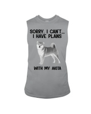 I have plans with my dog Akita Sleeveless Tee tile