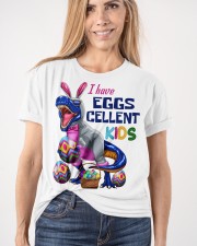 I have Eggs Cellent Kids Easter Classic T-Shirt apparel-classic-tshirt-lifestyle-front-101