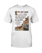 I Closed My Eyes For But A Moment Tiger Dad To Son Premium Fit Mens Tee tile