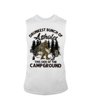 Drunkest Bunch Of Asshole Beer Campground Sleeveless Tee tile