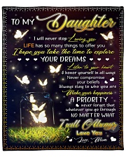 I Will Never Stop Loving You Mom To Daughter Fleece Blanket - 50" x 60" front