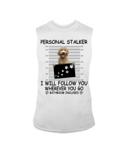 Personal Stalker Goldendoodle Sleeveless Tee tile