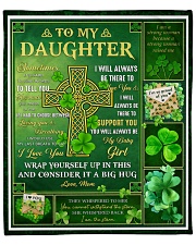 Sometimes It's Hard To Find Words Mom To Daughter Fleece Blanket - 50" x 60" front