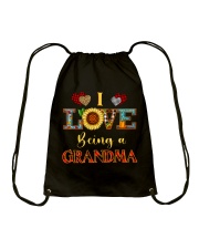 I Love Being A Grandma Granddaughter To Grandma Drawstring Bag tile
