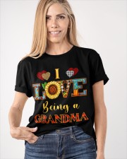 I Love Being A Grandma Granddaughter To Grandma Classic T-Shirt apparel-classic-tshirt-lifestyle-front-100