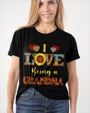 I Love Being A Grandma Granddaughter To Grandma Classic T-Shirt apparel-classic-tshirt-lifestyle-front-101