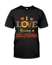 I Love Being A Grandma Granddaughter To Grandma Classic T-Shirt front