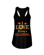 I Love Being A Grandma Granddaughter To Grandma Ladies Flowy Tank tile