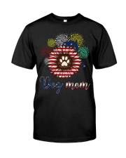 Dog Mom Independence Day Classic T-Shirt tile