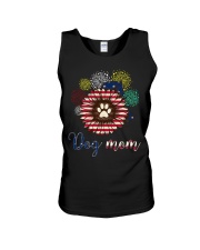 Dog Mom Independence Day Unisex Tank tile
