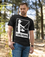 I Like Fishing Classic T-Shirt apparel-classic-tshirt-lifestyle-front-49