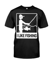 I Like Fishing Premium Fit Mens Tee tile
