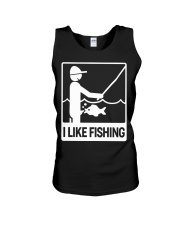 I Like Fishing Unisex Tank tile