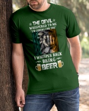 The Devil Whispered To Me I'm Coming For You Beer Classic T-Shirt apparel-classic-tshirt-lifestyle-front-51