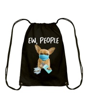 Ew People chihuahua Drawstring Bag tile