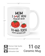 I Love U From My Head Tomatoes Mother's Day To Mom Mug ceramic-mug-lifestyle-62
