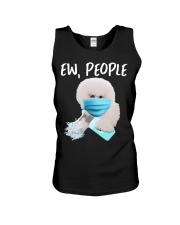 Ew People Dog Wearing A Face Mask Bichon Frise Unisex Tank tile