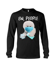 Ew People Dog Wearing A Face Mask Bichon Frise Long Sleeve Tee tile