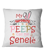 Customize Easter's day Senel To Grandma Square Pillowcase tile