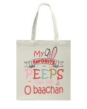 Customize Easter's day O baachan To Grandma Tote Bag tile
