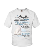 The Day You Came Into My Life Bear Dad To Daughter Youth T-Shirt tile