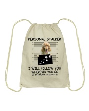 Personal Stalker Cocker Spaniel Drawstring Bag tile