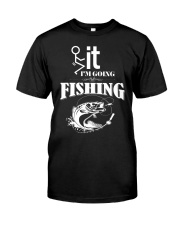 I'm Going Fishing Premium Fit Mens Tee tile