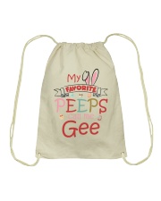 Easter's Day My Favorite Peeps Gee To Grandma Drawstring Bag tile
