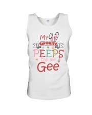 Easter's Day My Favorite Peeps Gee To Grandma Unisex Tank tile