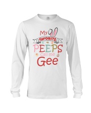 Easter's Day My Favorite Peeps Gee To Grandma Long Sleeve Tee tile